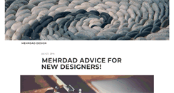 Desktop Screenshot of mehrdaddesign.com