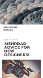 Mobile Screenshot of mehrdaddesign.com